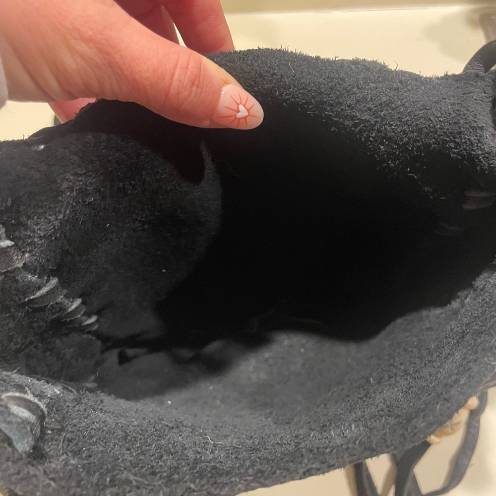 Black Leather Women's Bag - Picture 4 of 6